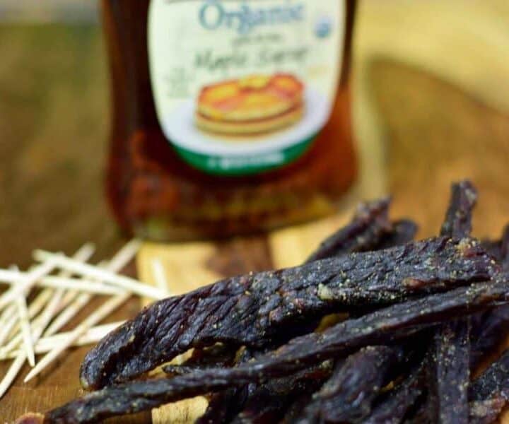 Pure Maple Syrup Jerky Finished