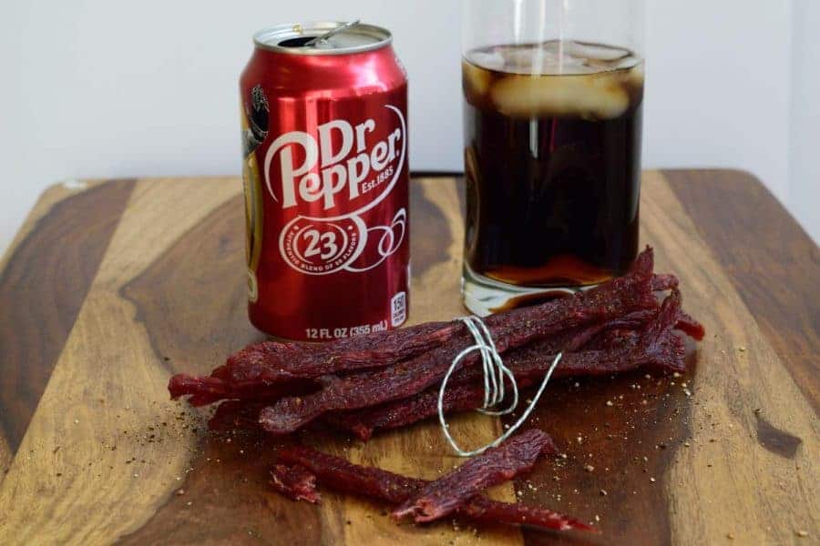 Dr. Pepper Beef Jerky Finished