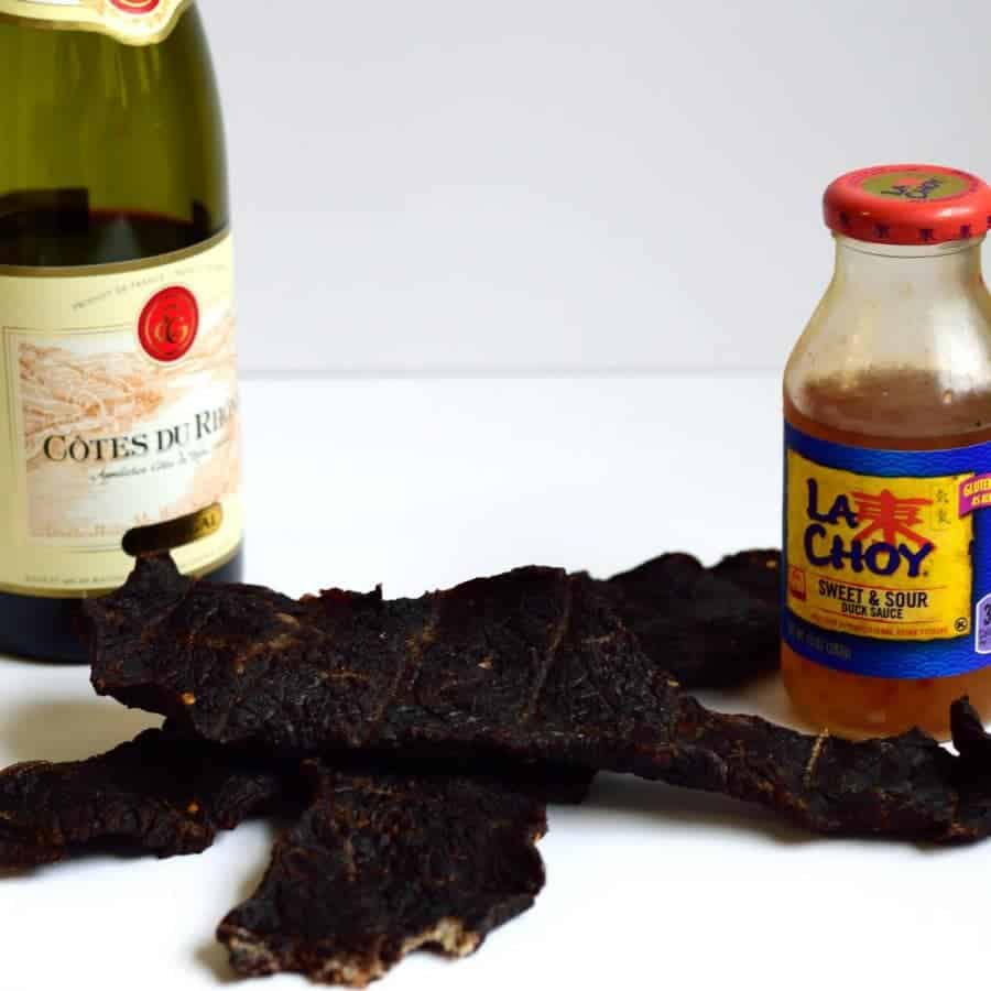Sweet & Sour Duck Sauce Beef Jerky Finished Square