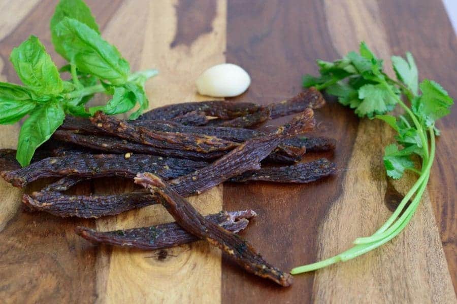 An easy to make Thai Spiced beef jerky that will knock your socks off with flavor | Jerkyholic.com