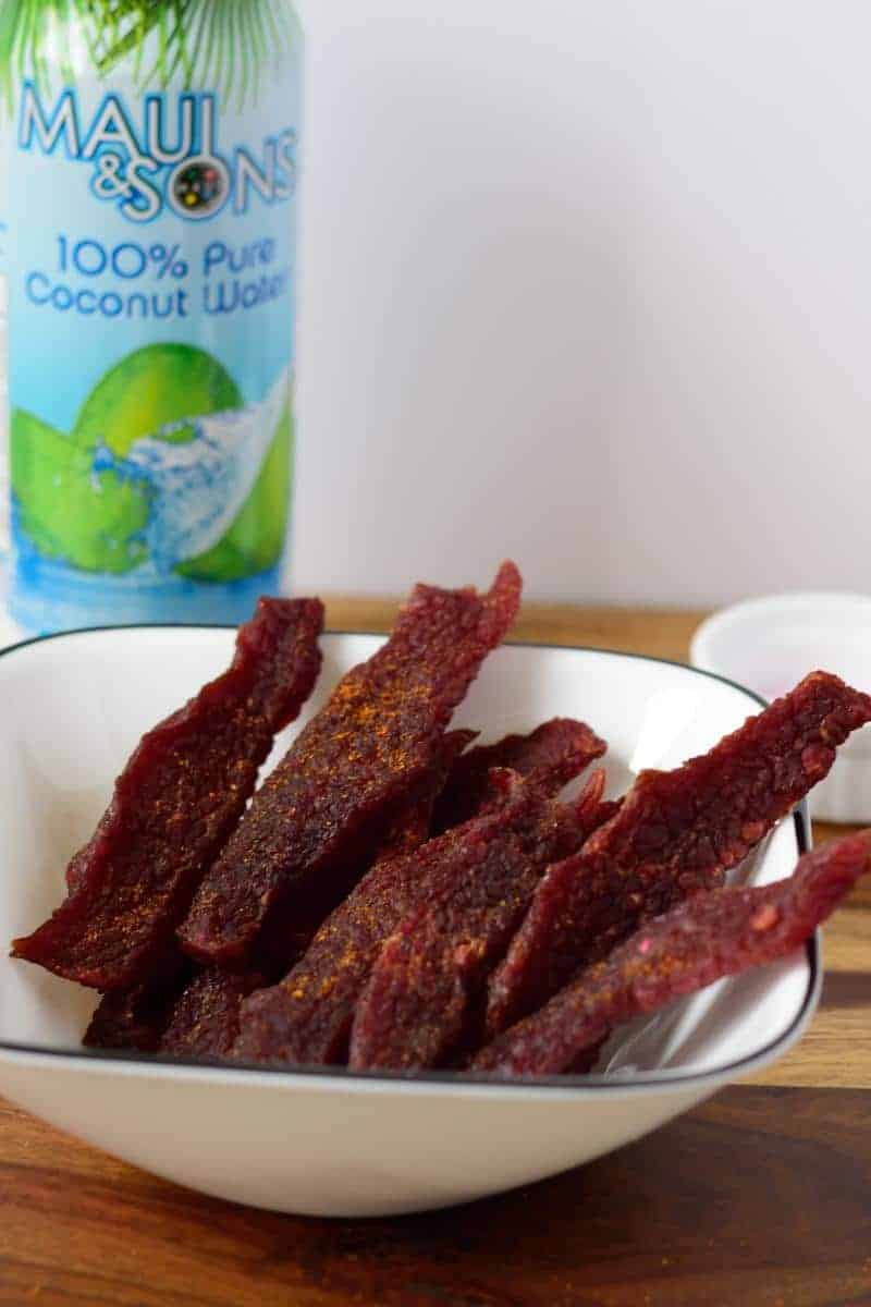 Wish you could be laying on a beach in a tropical paradise? Me too... Well, this Tropical Island Beef Jerky is the next best thing!