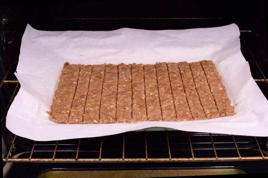Midwest Ground Beef Jerky in Oven