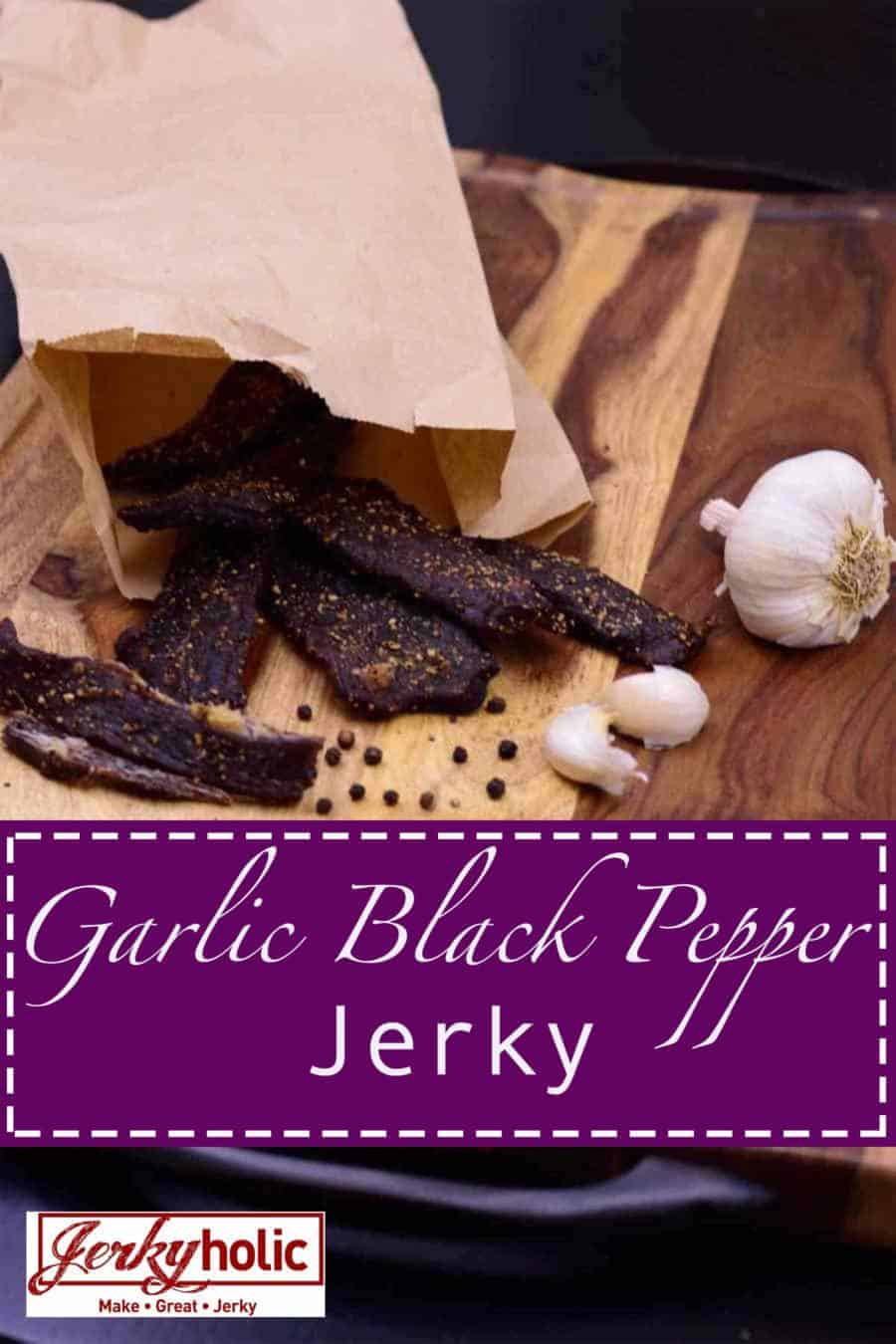 Garlic Black Pepper Beef Jerky