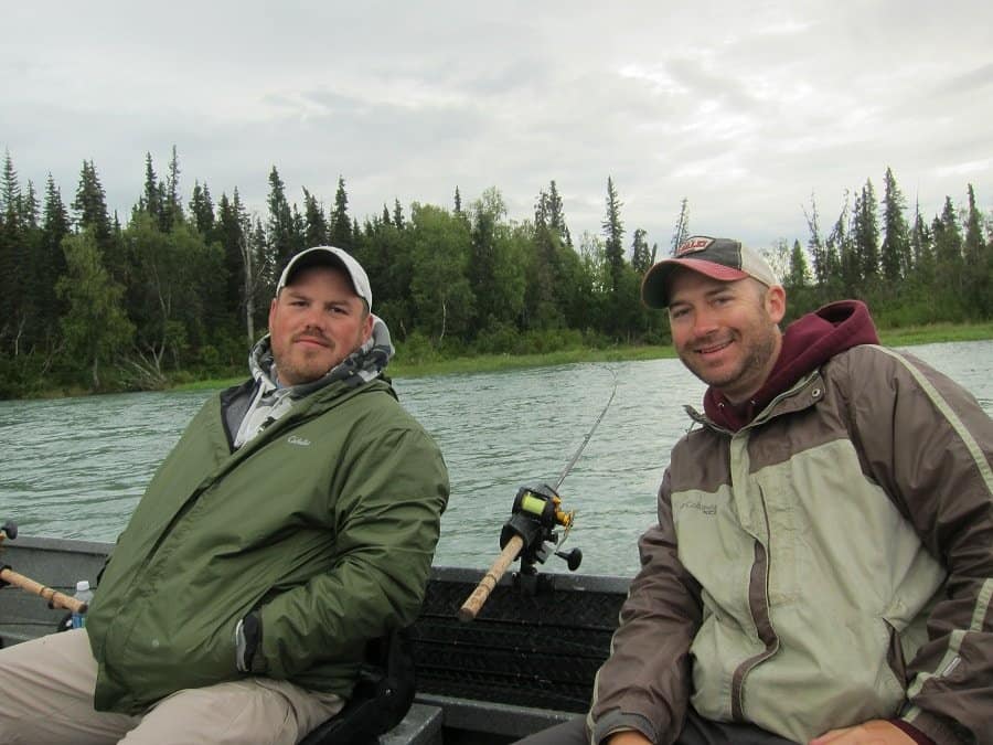 Matt & I King Salmon Fishing