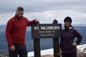 Linda and I Mt Washburn