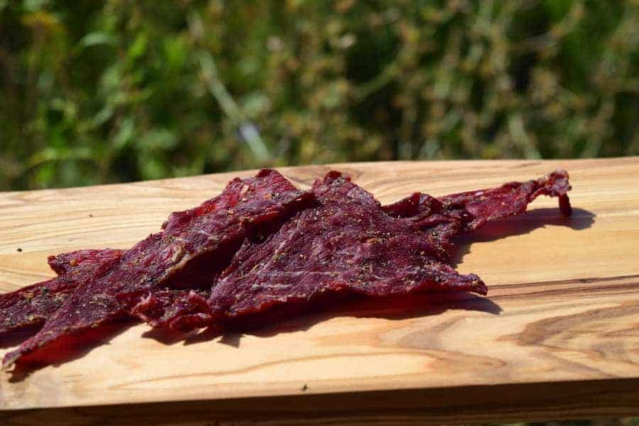 Garden Beef Jerky Finished