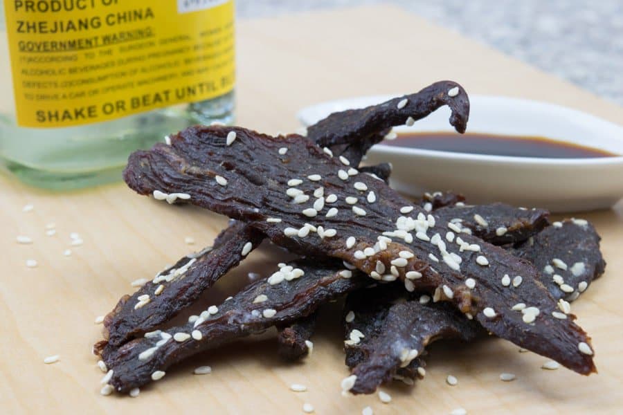 Korean BBQ Beef Jerky Finished