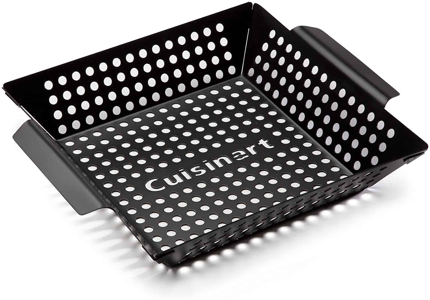 Grill basket on white background