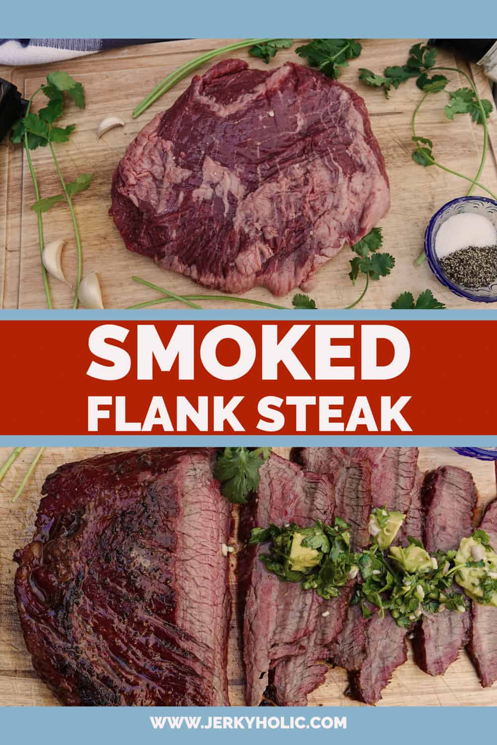 Tender Smoked Flank Steak