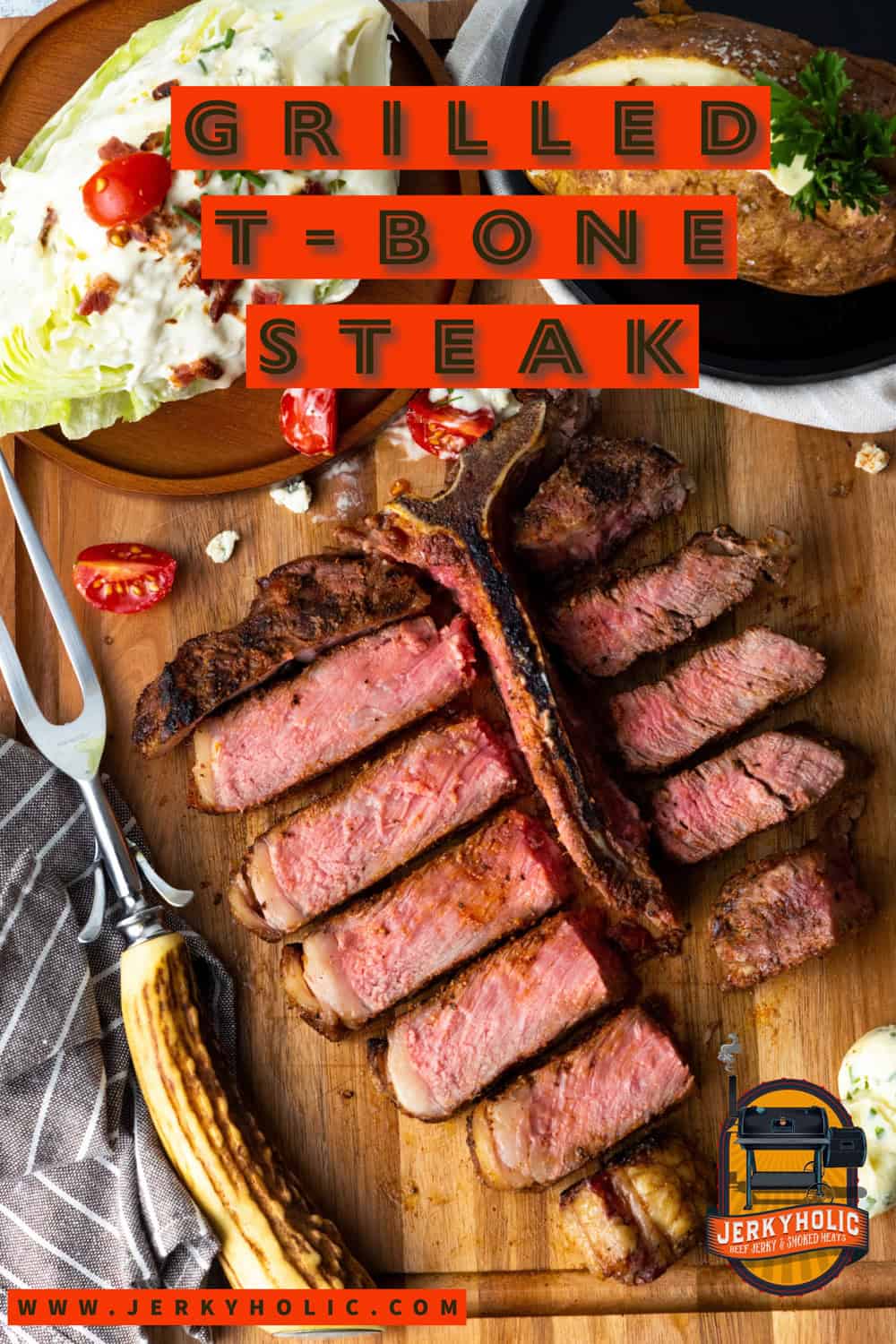 Fire Grilled T-Bone Steak